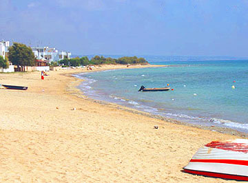 La spiaggia di Torre Pali