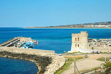 La spiaggia di Torre Pali
